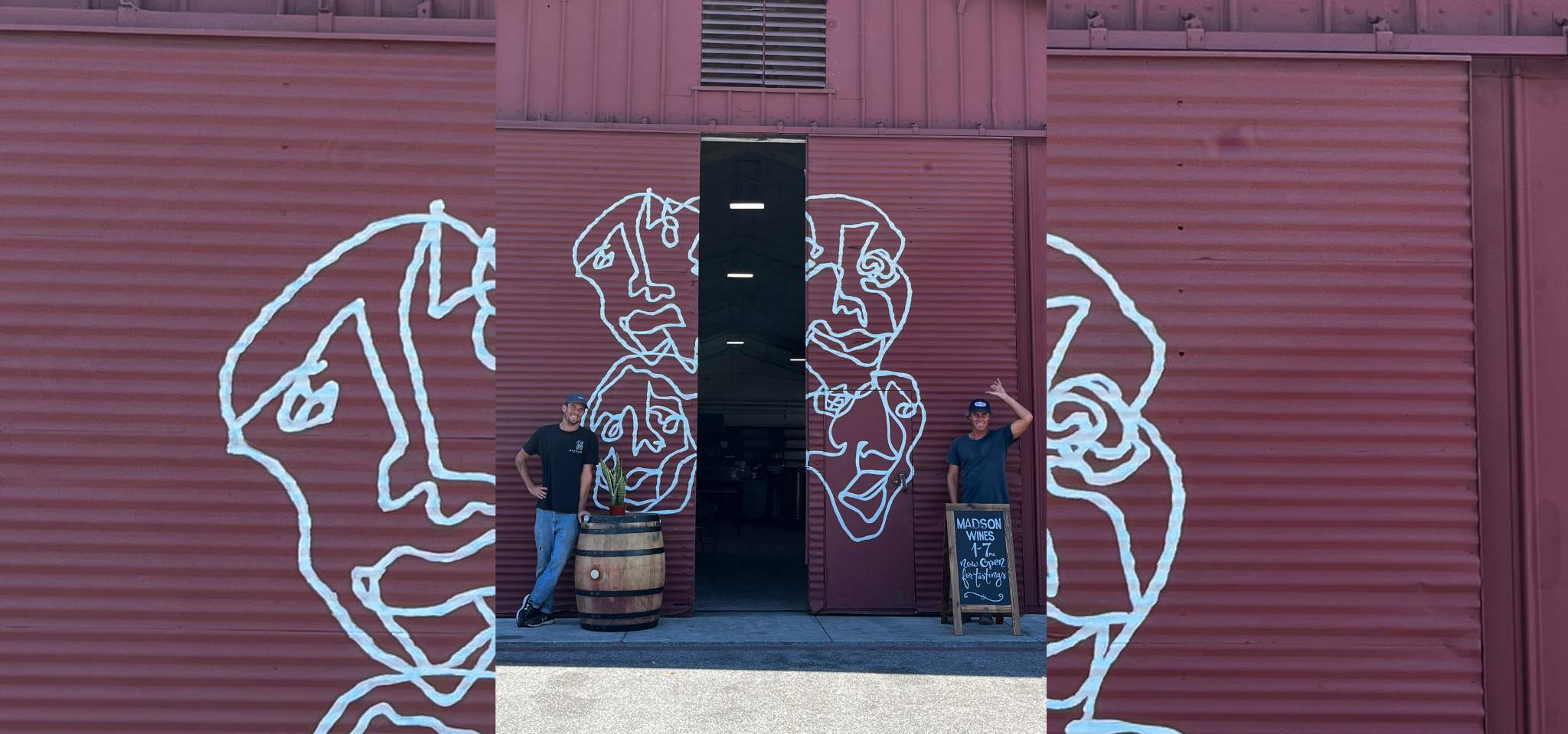 the exterior of Madson tasting room