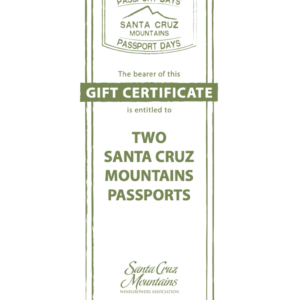 Passport Gift Certificate for 2